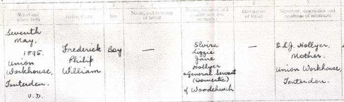 &lsquo;Elvira's&rsquo; birth certificate
